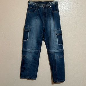 Phat Farm Jeans & blue Jean shorts 2 in 1